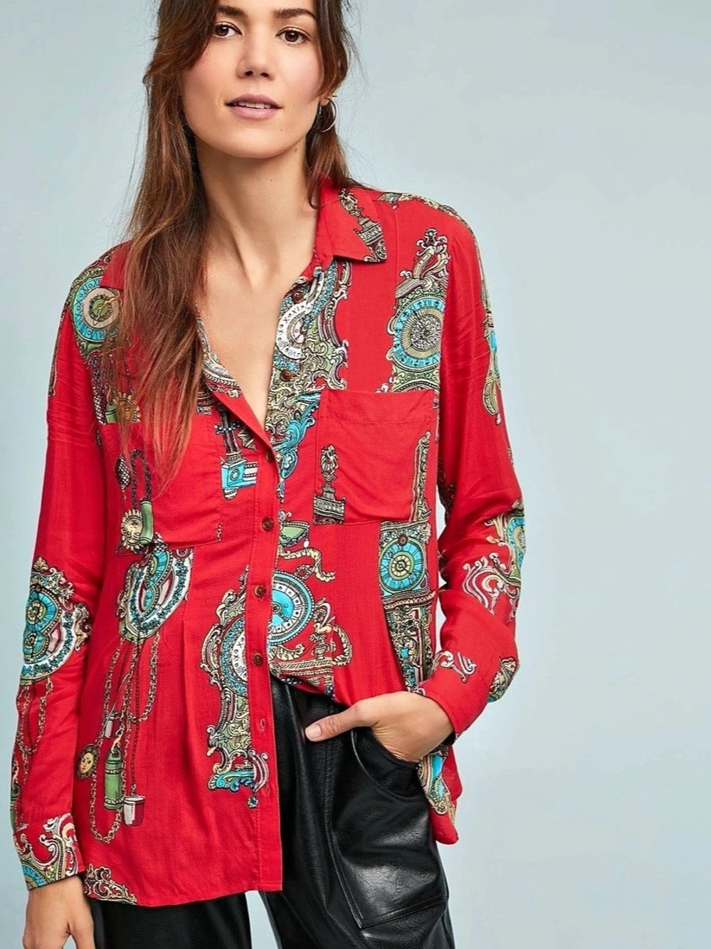 Maeve by Anthropologie Whimsy Buttondown